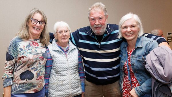 At the money collection evening in the Seven Oaks Hotel for the final Cork to Carlow Cycle were Eileen Dennehy, Eilish Kearns, Richie Dennehy and Áine Kearns. Photo: michaelorourkephotography.ie