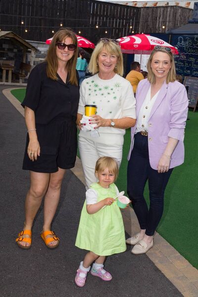 Ruth and Ivell Dowling with Deirdre Attride and Aishling Nolan