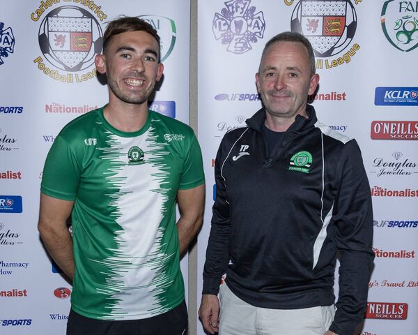 Burrin Celtic members, Craig O'Reilly and Tom Pender. Photo: Thomas Nolan Photography. 