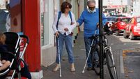 Blind woman highlights injuries caused by obstacles on footpaths