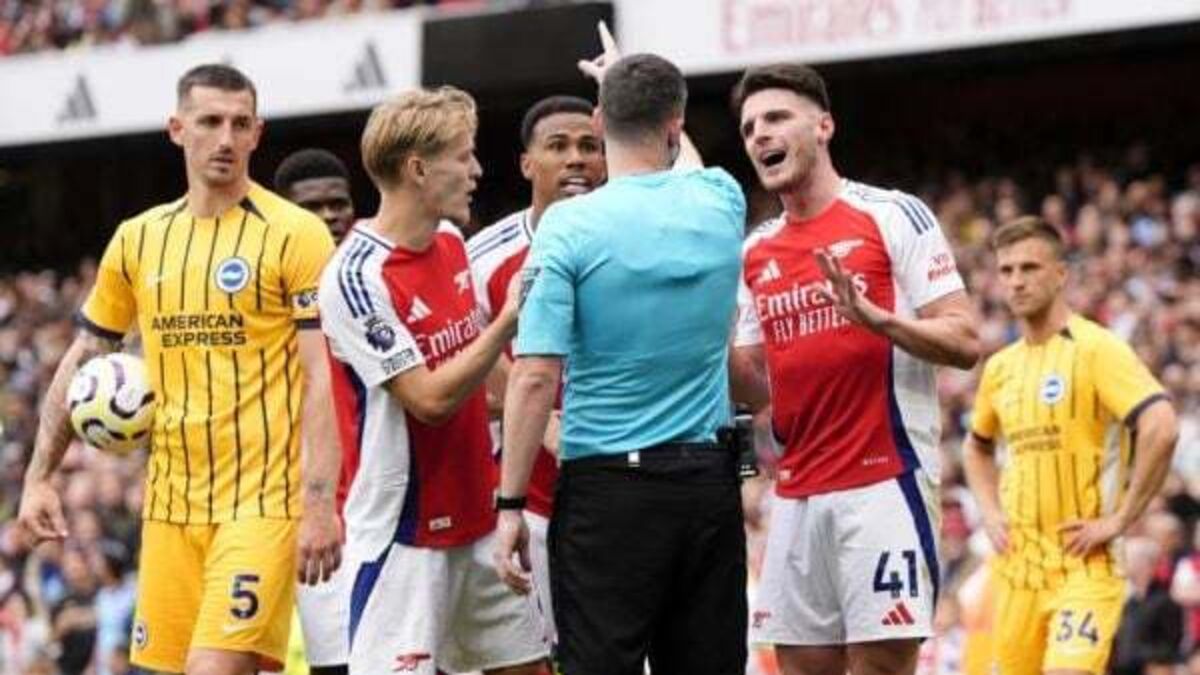 Arsenal drop their first points of the season after draw with Brighton