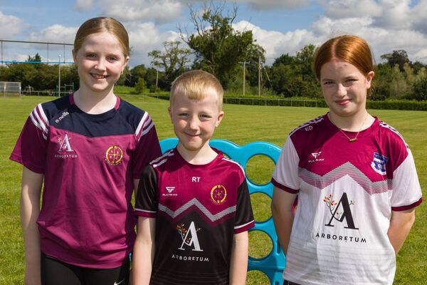 Ava and Rian Tunstead with Emma Dooley