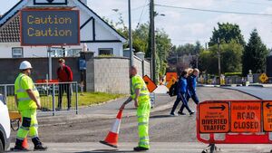School traffic disrupted by major roadworks in Carlow town