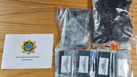 Man arrested after €170k of drugs seized in Cork
