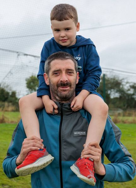 John Bolton and his nephew Alfie 