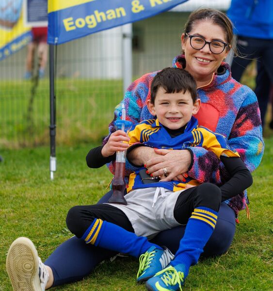 Karen O’Sullivan with her son Jake Foley