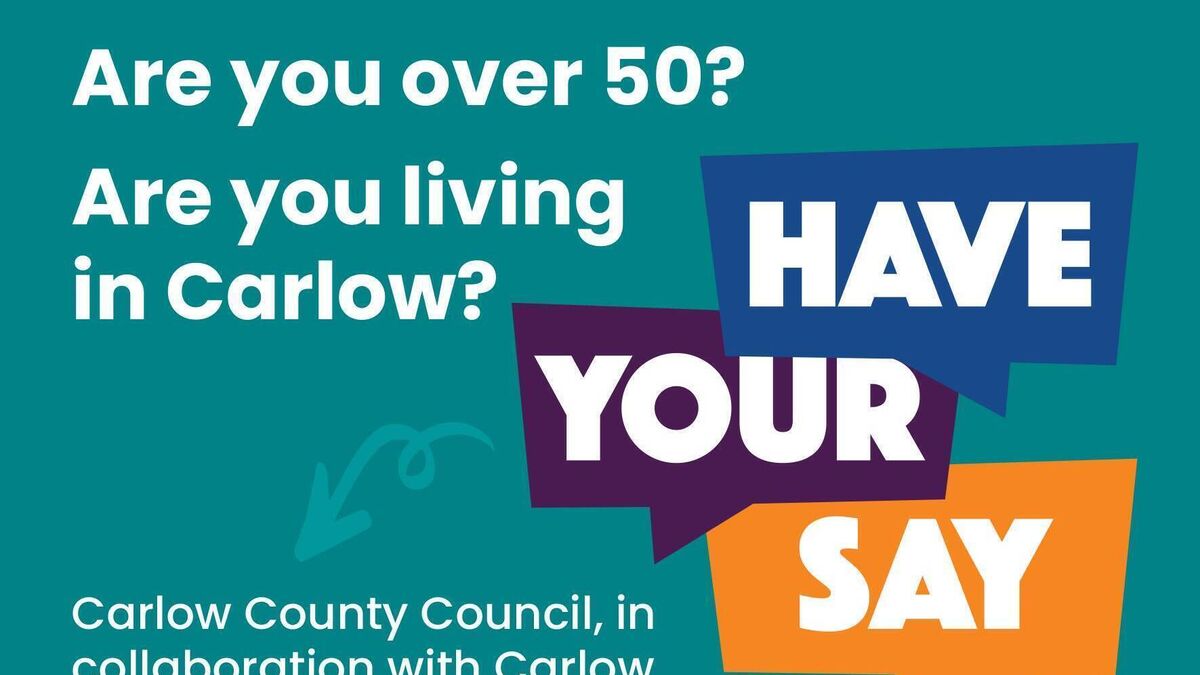 Have your say on making Carlow a more age-friendly community