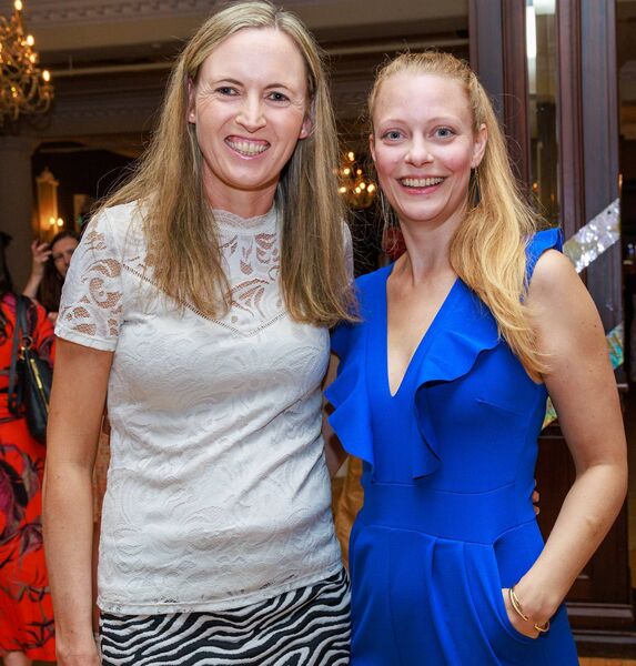 Maria Kinsella and Jessica Noehring at James O'Rourke's 70th birthday party Maria Kinsella and Jessica Noehring at James O'Rourke's 70th birthday party