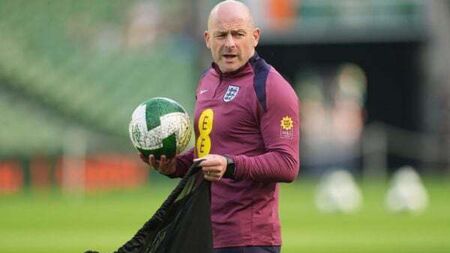 Lee Carsley stays silent during English national anthem as Starmer joins debate