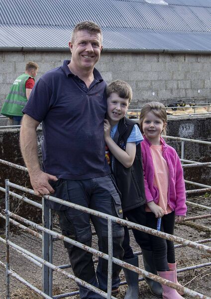 William, Bill and Anna Bolger at the show and sale in Borris