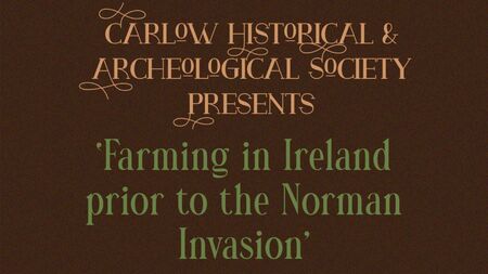 CHAS hosts a lecture on farming in Ireland before the Normans 