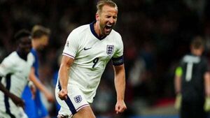 Double delight for England centurion Harry Kane in win over Finland Double delight for England centurion Harry Kane in win over Finland