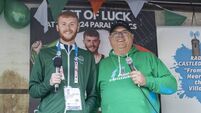 Huge crowd welcomes Paralympic hero Aaron home