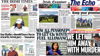 What the papers say: Friday's front pages