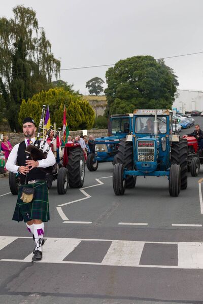 Piper: Patrick Nolan, Leading the procession to the stage