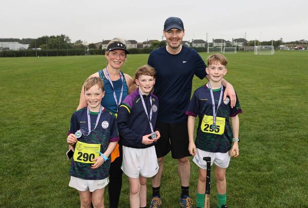 Caitriona and Ciaran Doyle with Donncha, Gearóid and Tiernan. Caitriona and Ciaran Doyle with Donncha, Gearóid and Tiernan.