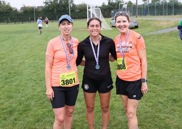 Taking a breather after the Setanta 5K Fun Run were Yvonne Dunne, Oso White and Suzanne Dunne. Taking a breather after the Setanta 5K Fun Run were Yvonne Dunne, Oso White and Suzanne Dunne.