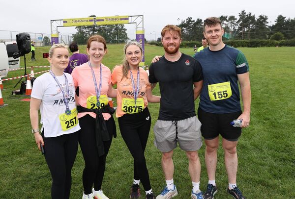 Daphne Byrne, Tish Byrne, Amy Healy, Dan Healy and Ben Byrne enjoyed their run in the Setanta 5K Fun Run on Sunday. Daphne Byrne, Tish Byrne, Amy Healy, Dan Healy and Ben Byrne enjoyed their run in the Setanta 5K Fun Run on Sunday.