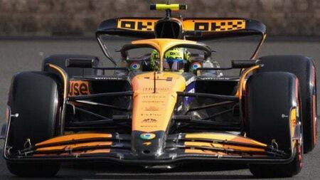 Lando Norris’ title hopes hit in Azerbaijan after being eliminated in Q1