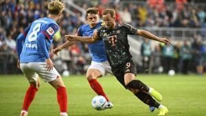 Harry Kane nets his first hat-trick of the season as Bayern hammer Holstein Kiel Harry Kane nets his first hat-trick of the season as Bayern hammer Holstein Kiel