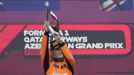 Oscar Piastri savours Azerbaijan Grand Prix win after ‘high-risk’ overtake