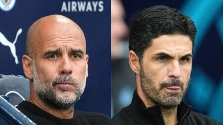 Pep Guardiola and Mikel Arteta frustrated by officials during action-packed draw