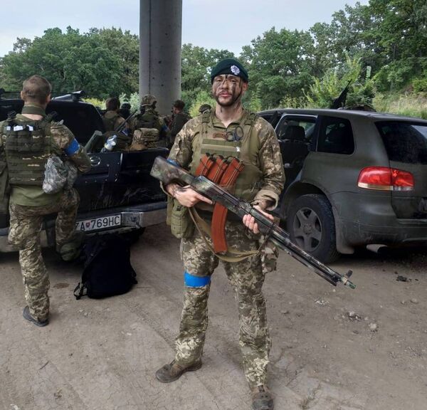 Robert Deegan, who was a sergeant in the Stugna Unit in the Ukrainian army. Robert Deegan, who was a sergeant in the Stugna Unit in the Ukrainian army.