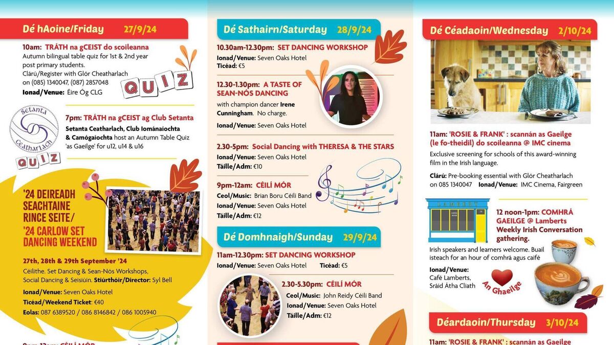 Fantastic selection of exciting events for bilingual festival