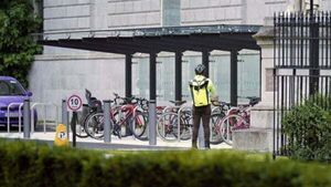 Final cost of Leinster House bike shed likely to rise to allow e-bike charging Final cost of Leinster House bike shed likely to rise to allow e-bike charging