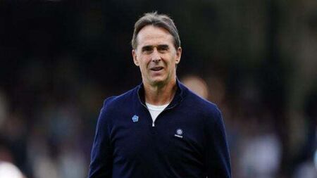 West Ham boss Julen Lopetegui injures calf in frustration during Liverpool loss