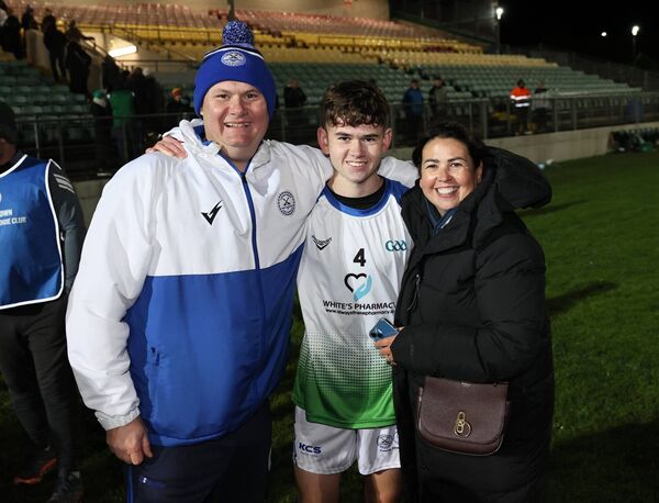 Donnacha Moran celebrates with his family Photo:Pat Ahern Donnacha Moran celebrates with his family Photo:Pat Ahern