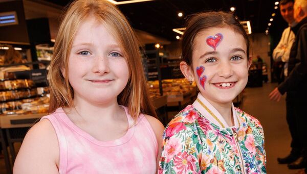 Essmay Brennan and Beibhinn Maher pictured at the official opening of the newly refurbished Arthurs’ SuperValu in Carlow Essmay Brennan and Beibhinn Maher pictured at the official opening of the newly refurbished Arthurs’ SuperValu in Carlow