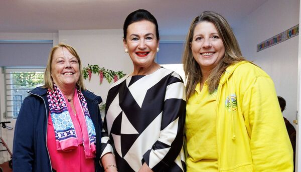 Mary Buggy, Faith Amond and Lynette Madley 