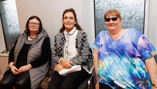 Deirdre Duckett, Jacinta Hutton and Claire Moore at the launch of Carlow Women's Shed in the Fr John Cummins Centre