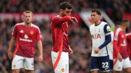 Man Utd’s Bruno Fernandes feels challenge on James Maddison ‘never a red card’