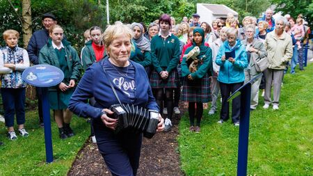 Cosmic vibes in An Gairdín Beo as new walkway is unveiled 