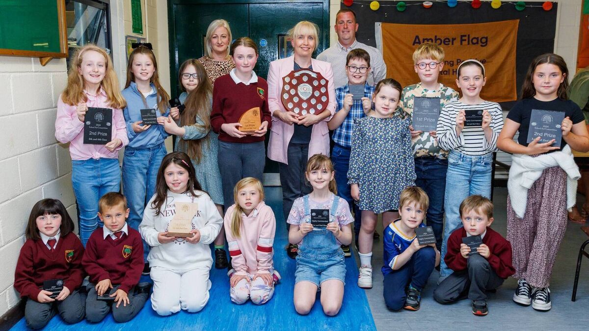 Kids fêted for creative entries to Tullow Show art competition