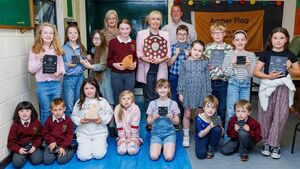 Kids fêted for creative entries to Tullow Show art competition