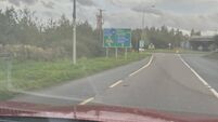 New sign at M9 exit is putting lives at risk
