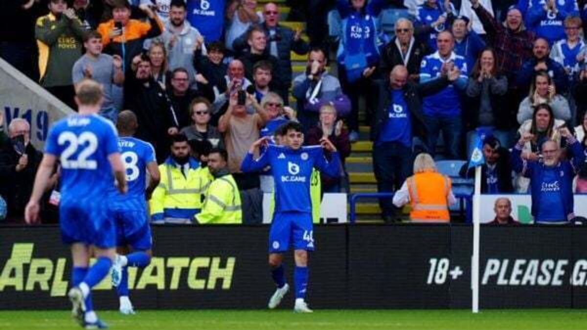 Facundo Buonanotte earns Leicester a first win of the season