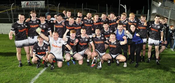 The Fenagh football team who claimed the Ned Doogue Cup in the Talbot Hotel IFC final over Kildavin/Clonegal. The Fenagh football team who claimed the Ned Doogue Cup in the Talbot Hotel IFC final over Kildavin/Clonegal.