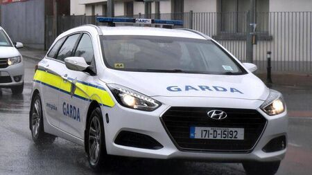 Car struck several garda vehicles in Carlow town