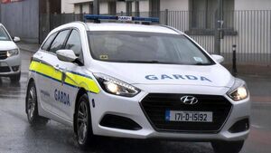 Car struck several garda vehicles in Carlow town Car struck several garda vehicles in Carlow town