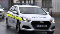 Car struck several garda vehicles in Carlow town