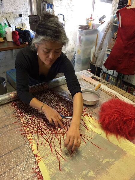 Leiko Uchiyama, a felt-making artist 