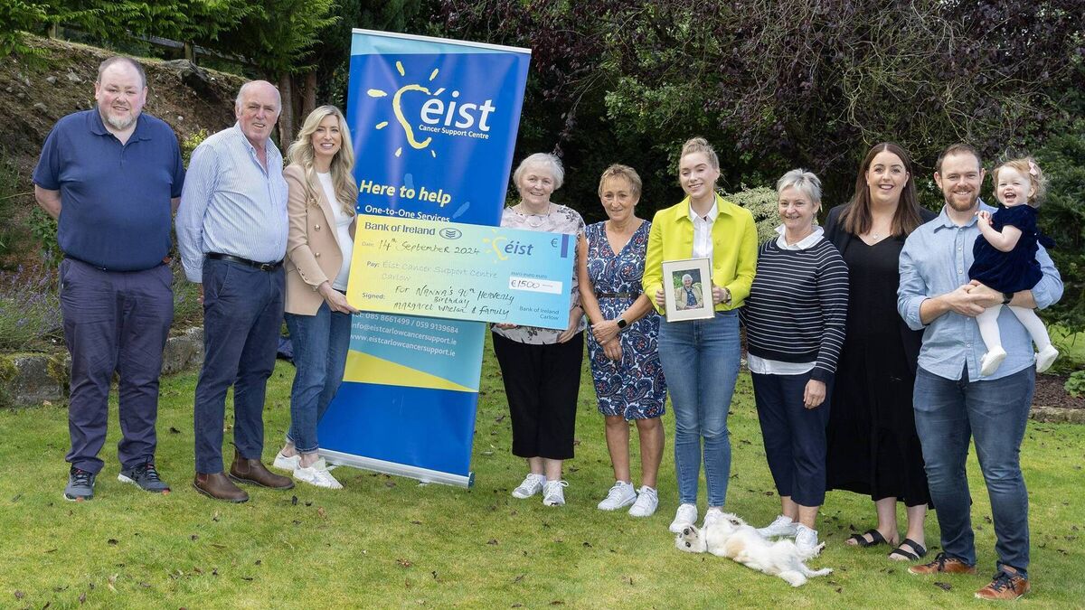 Myshall Garden Club raised €1,500 for Éist