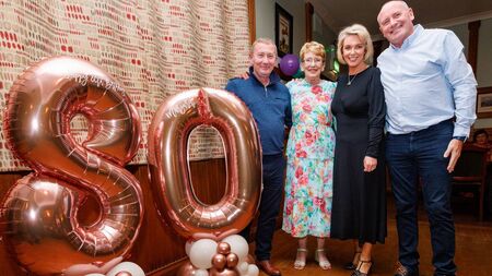 Margaret Kearns celebrates her 80th birthday 