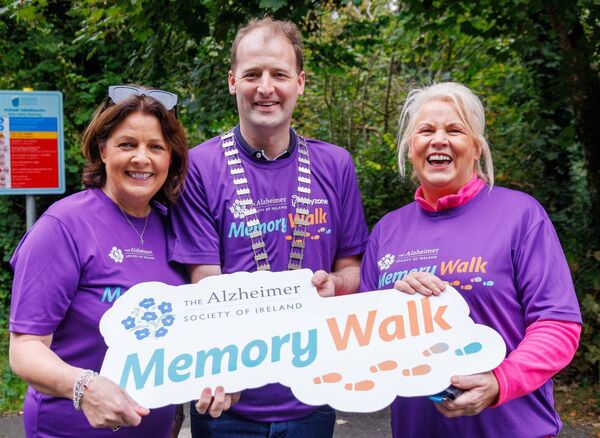 Norah Ryan, Michael Quinn President of Carlow Chamber of Commerce and deputy Jennifer Murnane O'Connor 