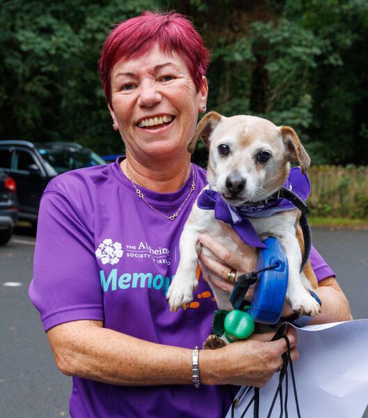Helen Brennan and her dog Jack 