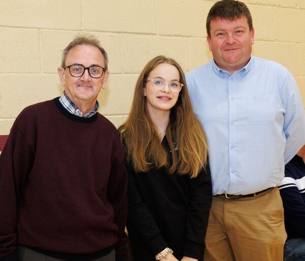 Willie Byrne with Cara and Paul Kavanagh Willie Byrne with Cara and Paul Kavanagh
